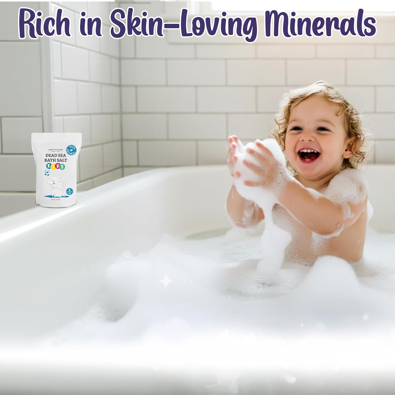 Dead Sea Bath Salt for Kids - 19 lbs