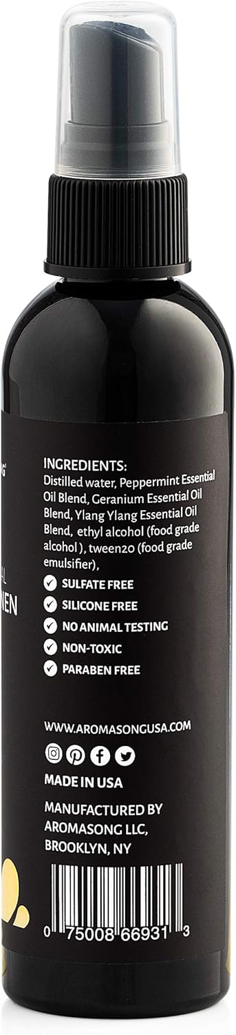 Aromasong Natural Room and Pillow Spray Bamboo & Honey 4 Oz