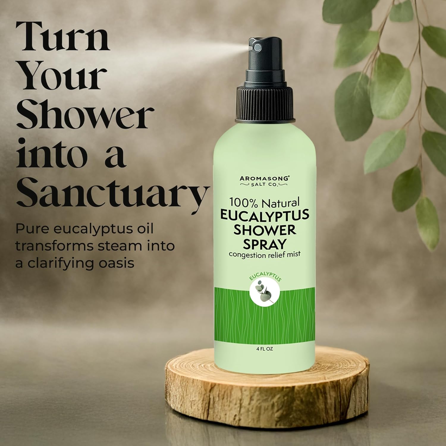 Aromasong Eucalyptus Shower Spray – 2 Pack