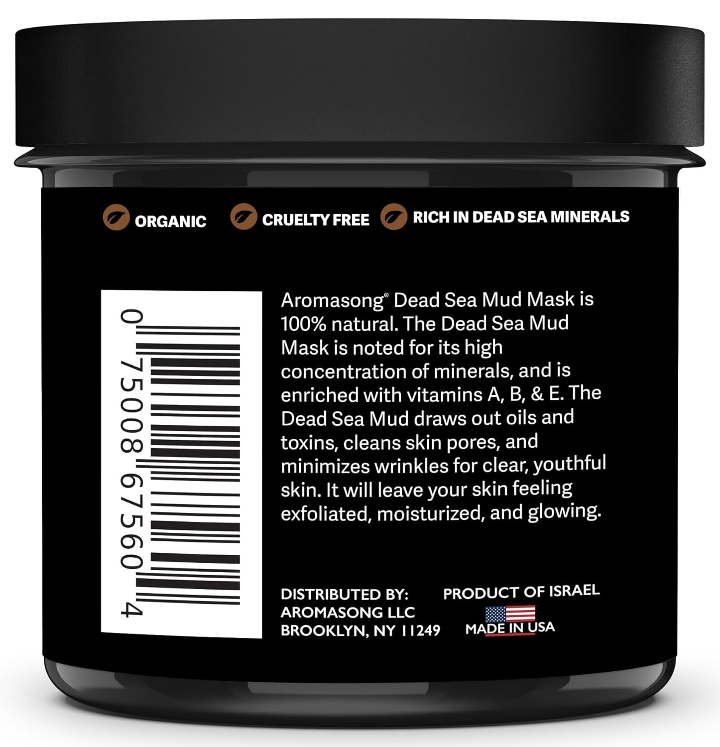 Aromasong Dead Sea Mud Mask with Coconut Oil