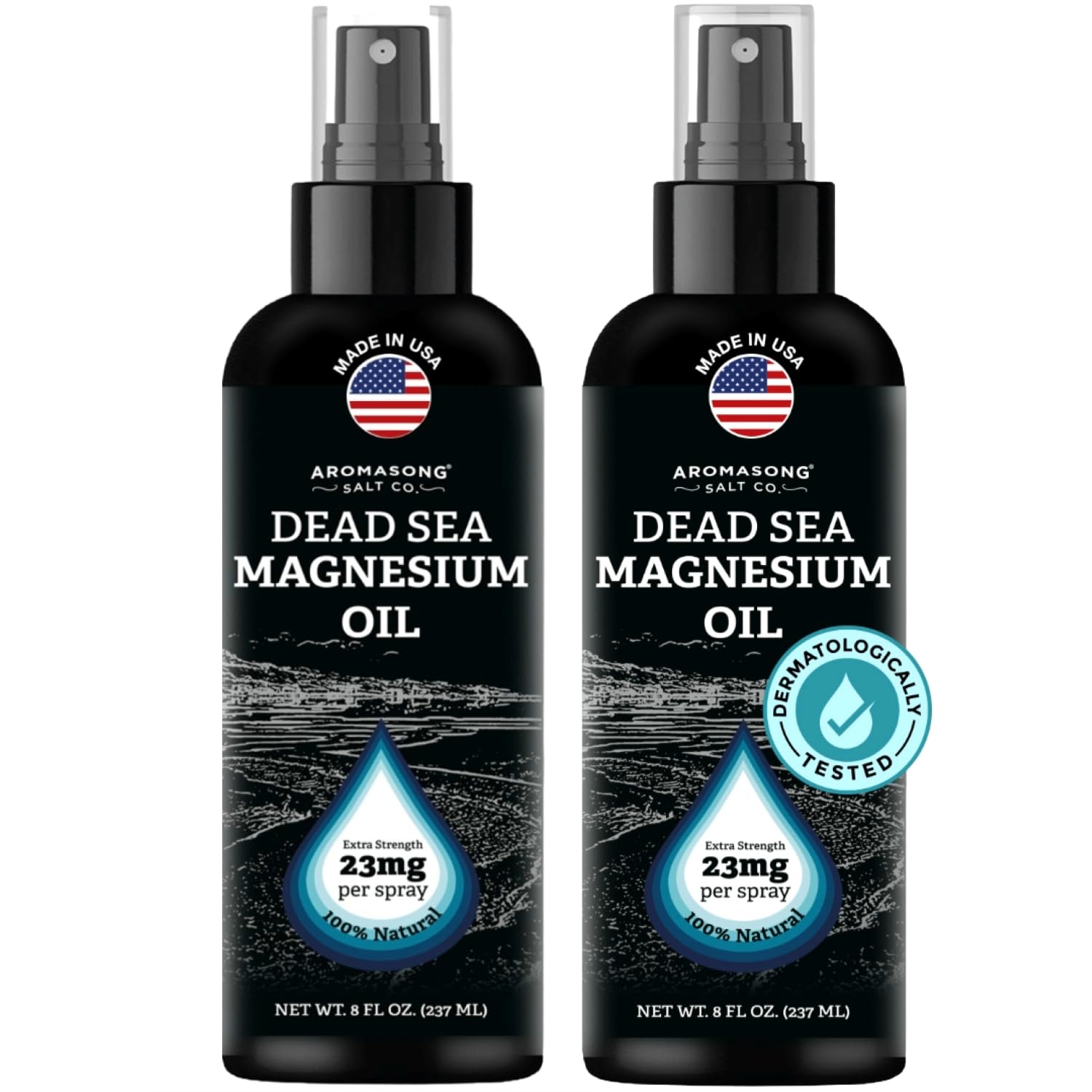 Aromasong Extra Strength Magnesium Oil Spray - 8 Oz. 2-PACK