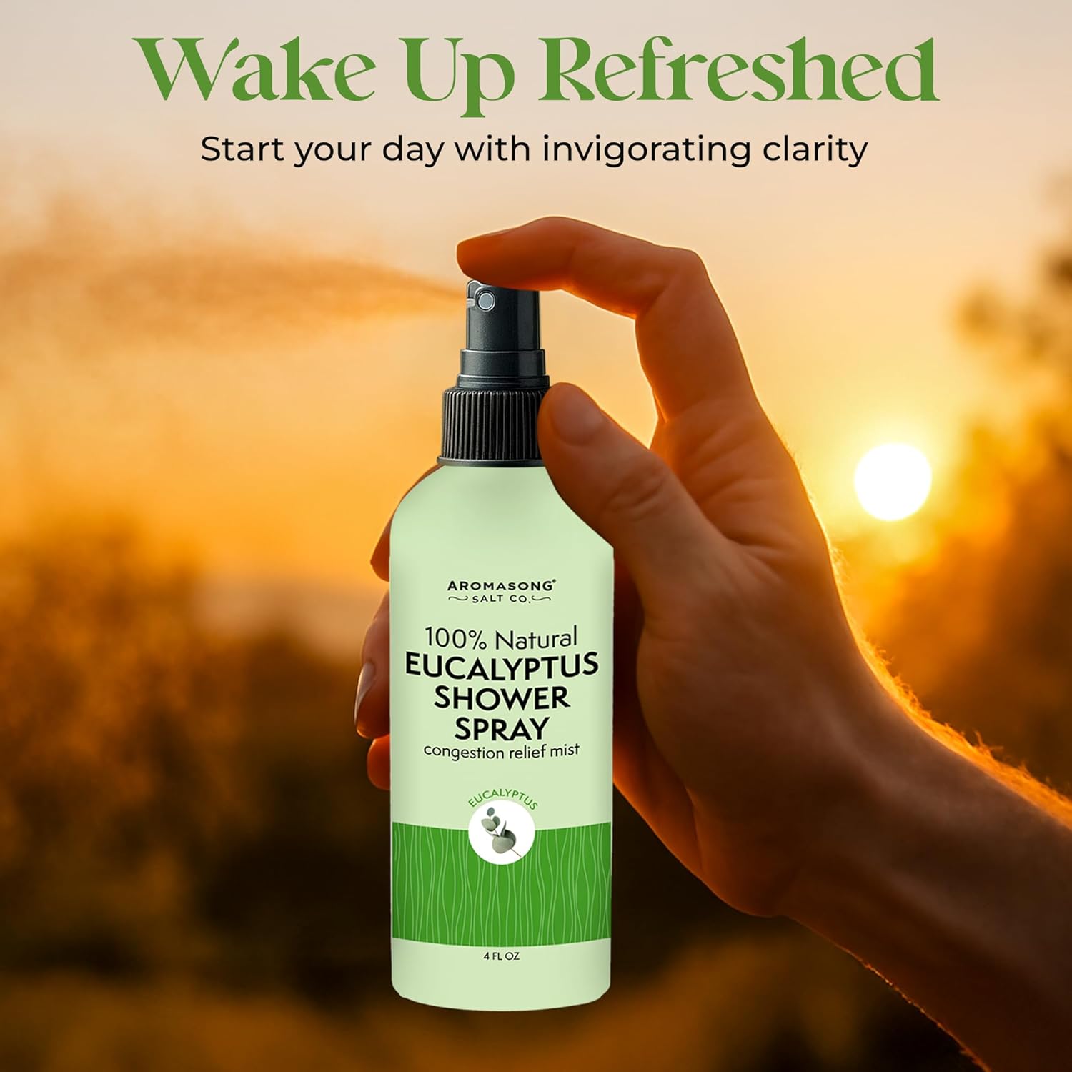 Aromasong Eucalyptus Shower Spray – 2 Pack