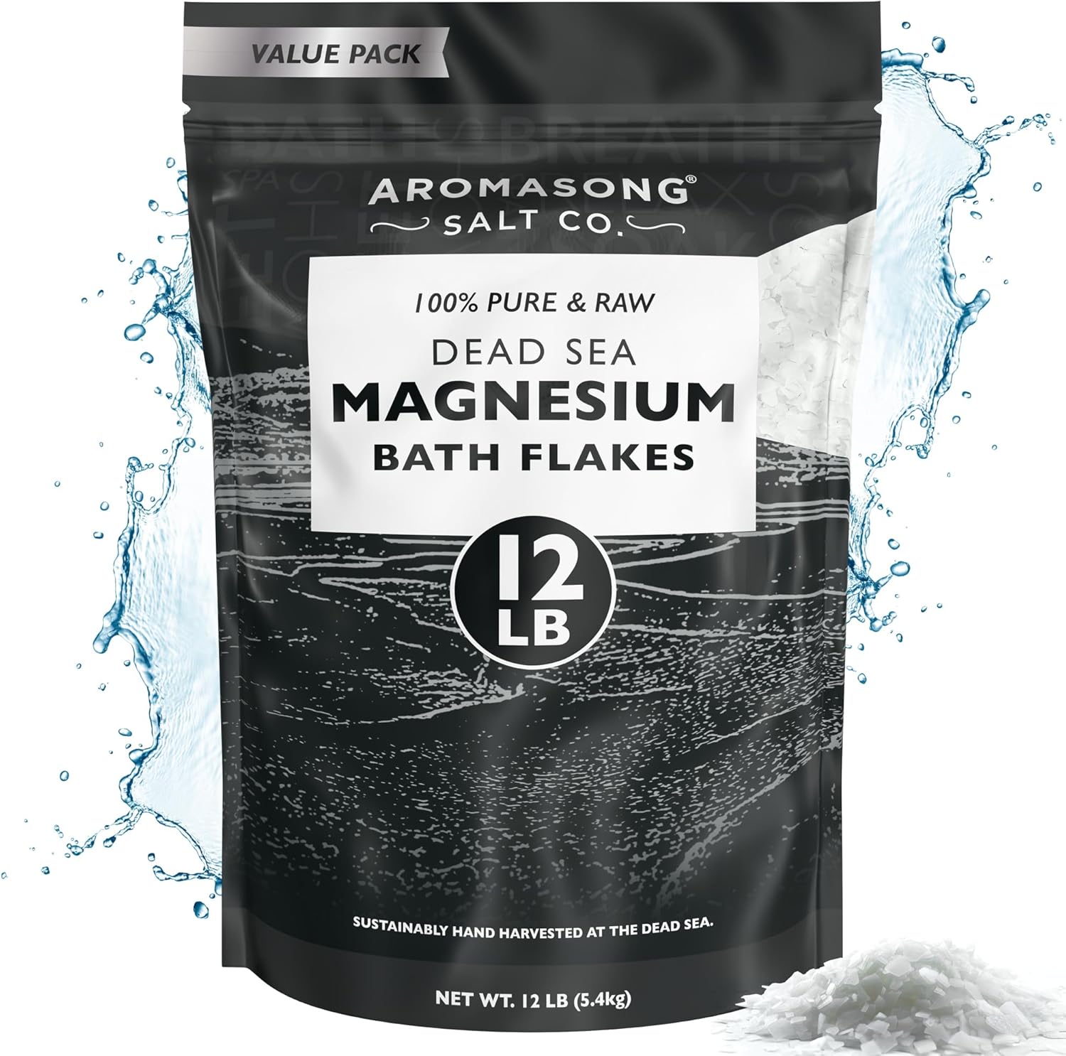 Aromasong Magnesium Bath Flakes 15 lbs