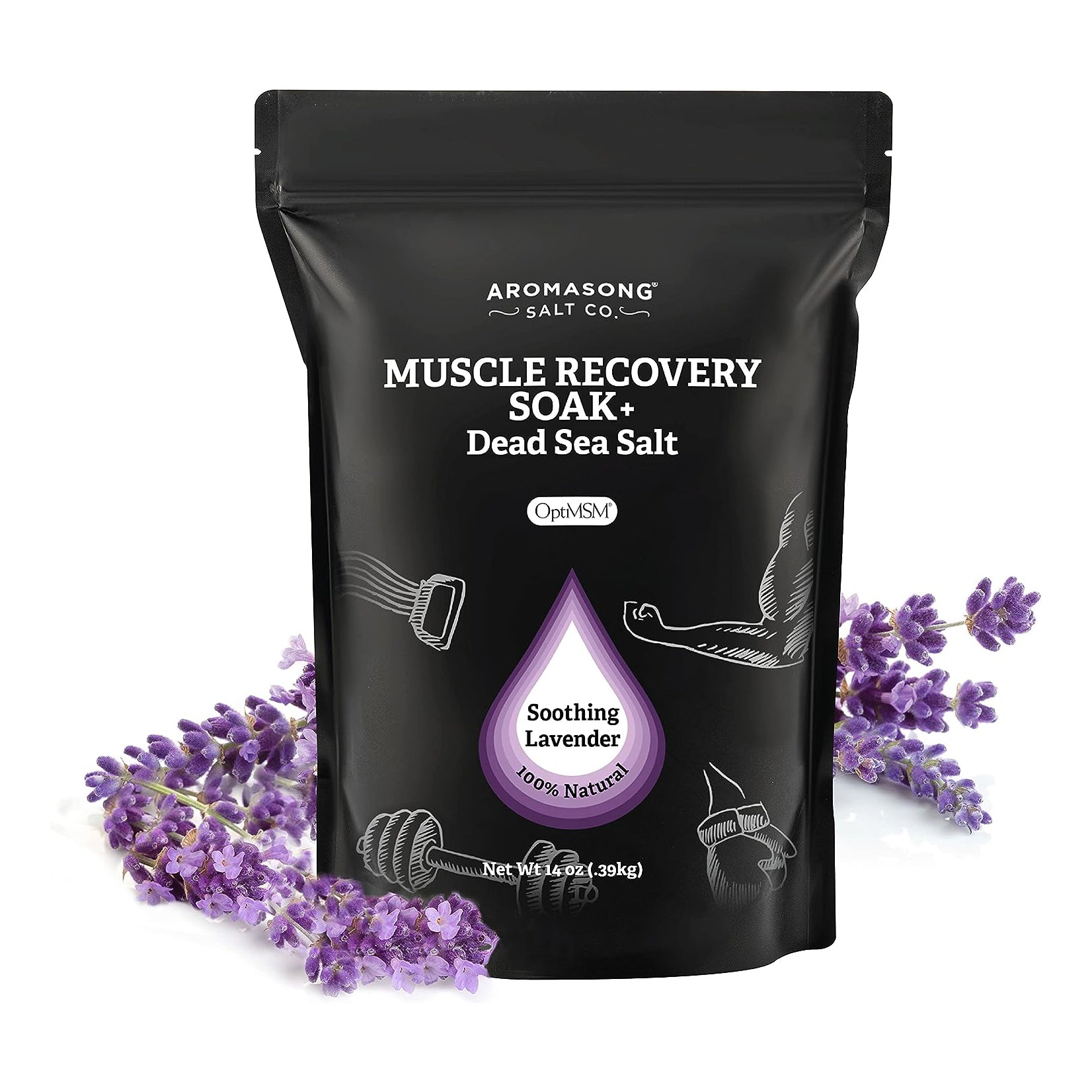 Muscle Soak Lavender 14 Oz