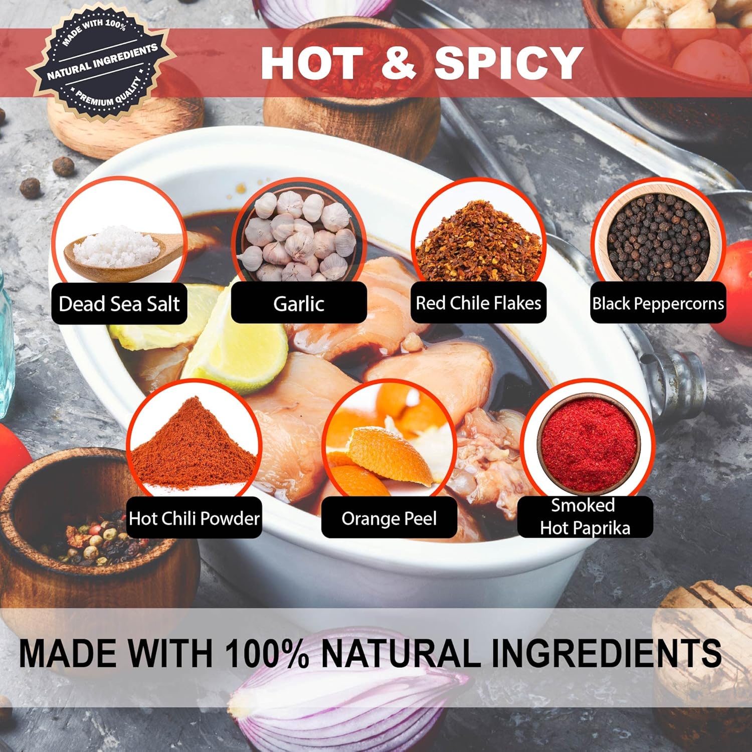 Turkey Brine Hot N Spicy 16 Oz