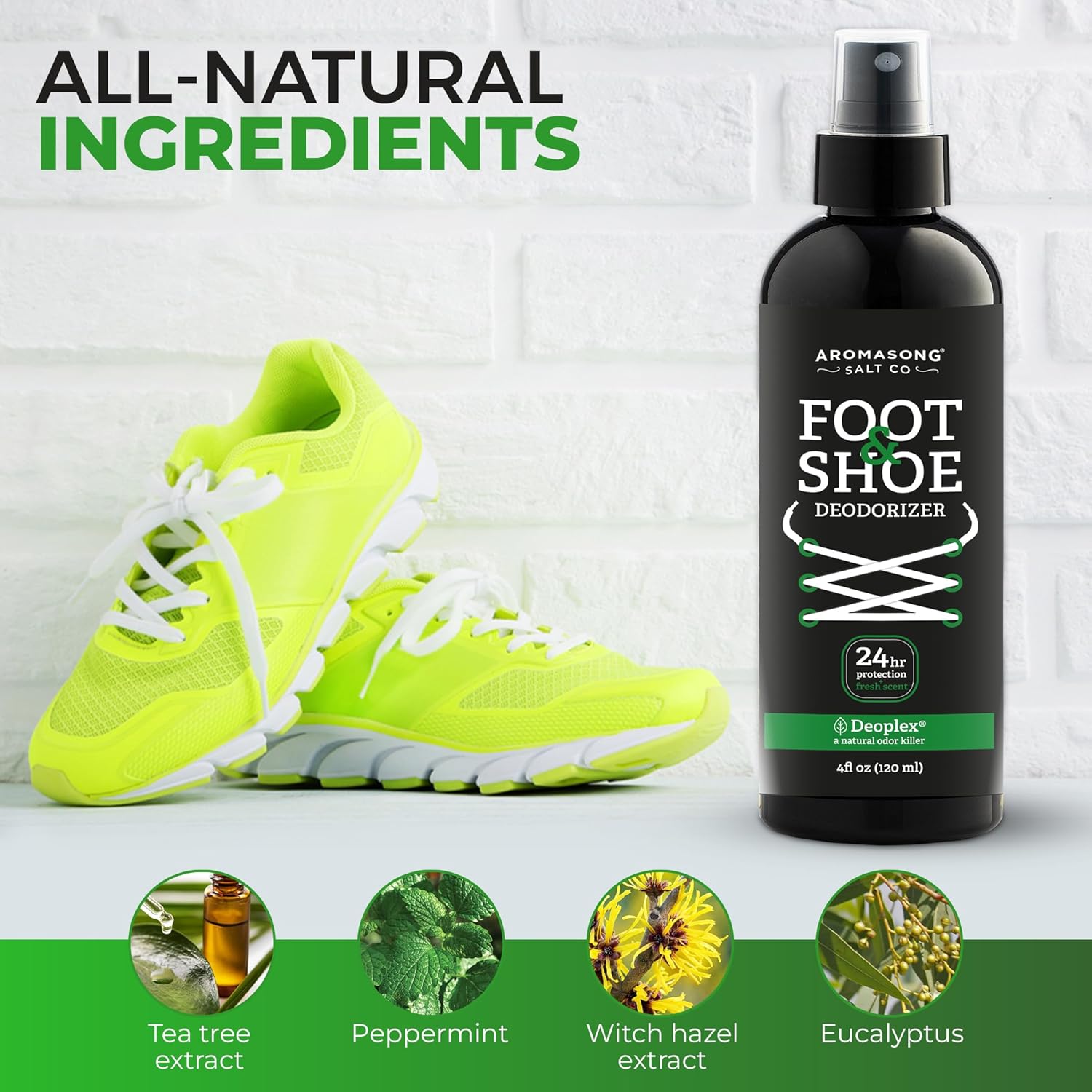 Aromasong Foot & Shoe Deodorizer Spray – 4 oz
