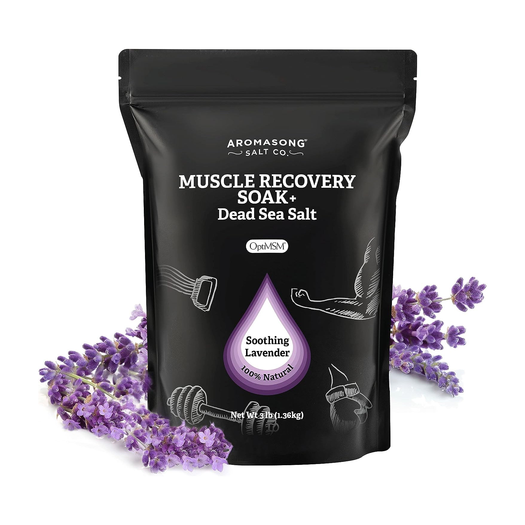 Muscle Soak Lavender 3 Lbs