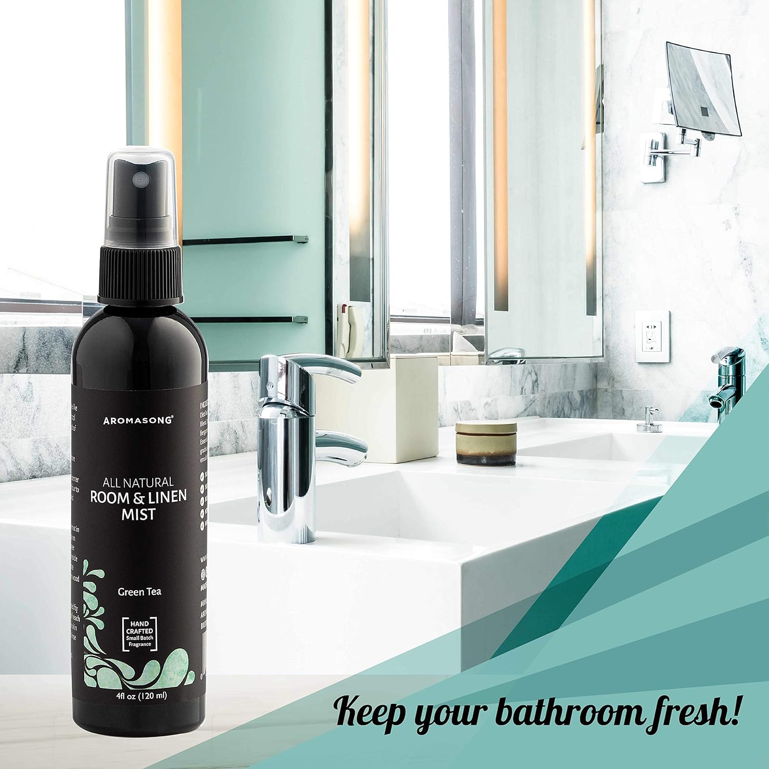 Aromasong Room & Linen Spray Green Tea – 4 Oz