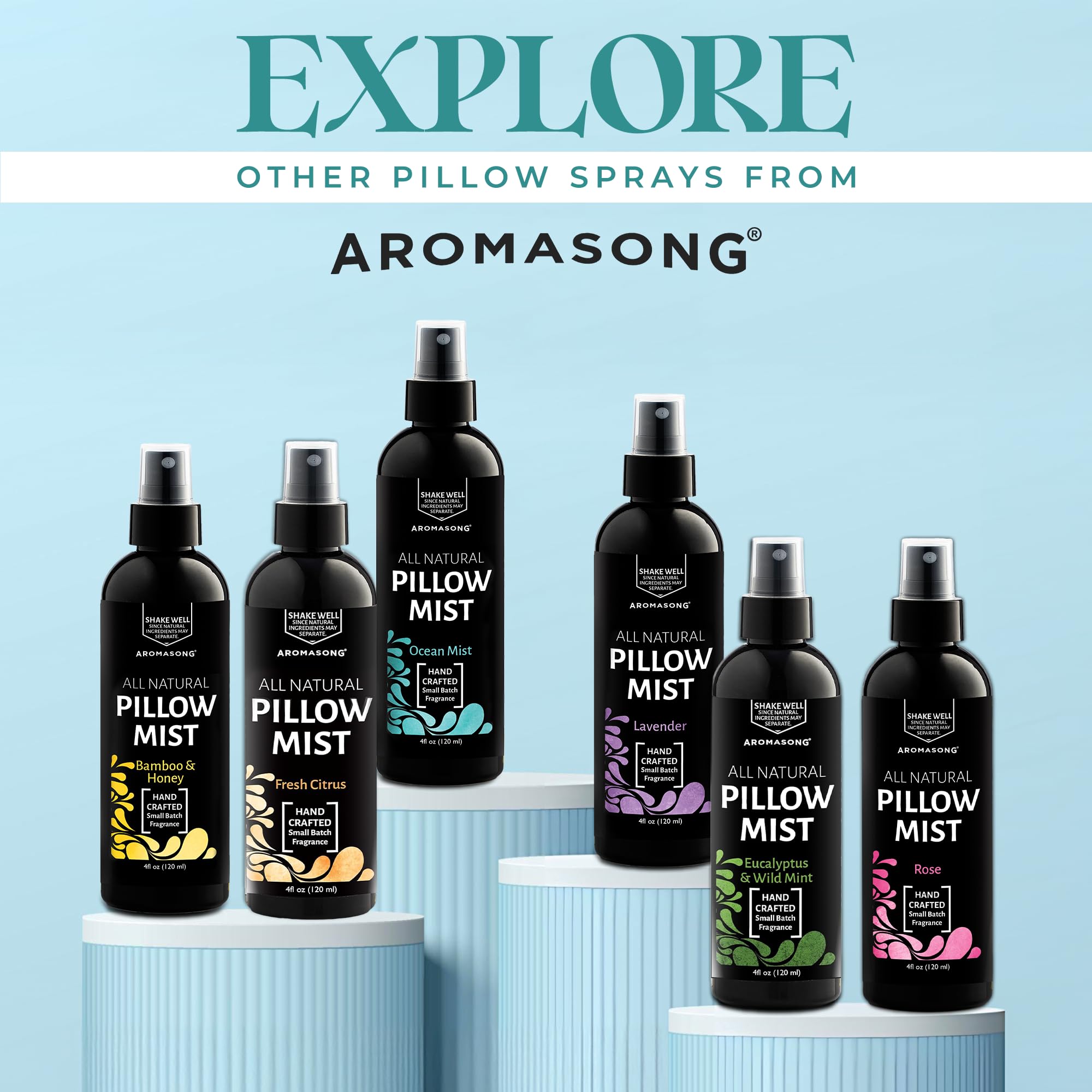 Aromasong Eucalyptus Pillow Spray for Sleeping - 2-PACK