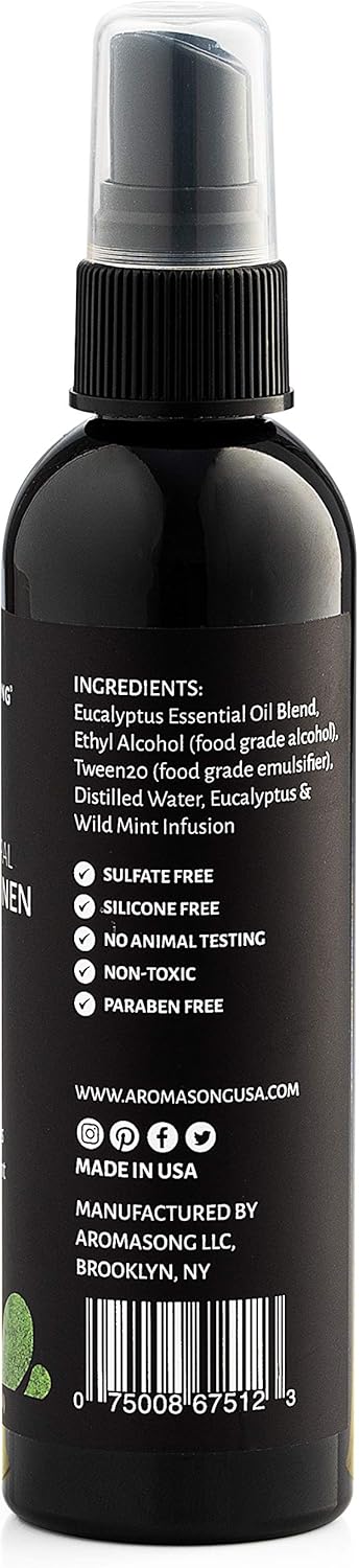 Aromasong Room & Linen Spray Eucalyptus 4 Oz