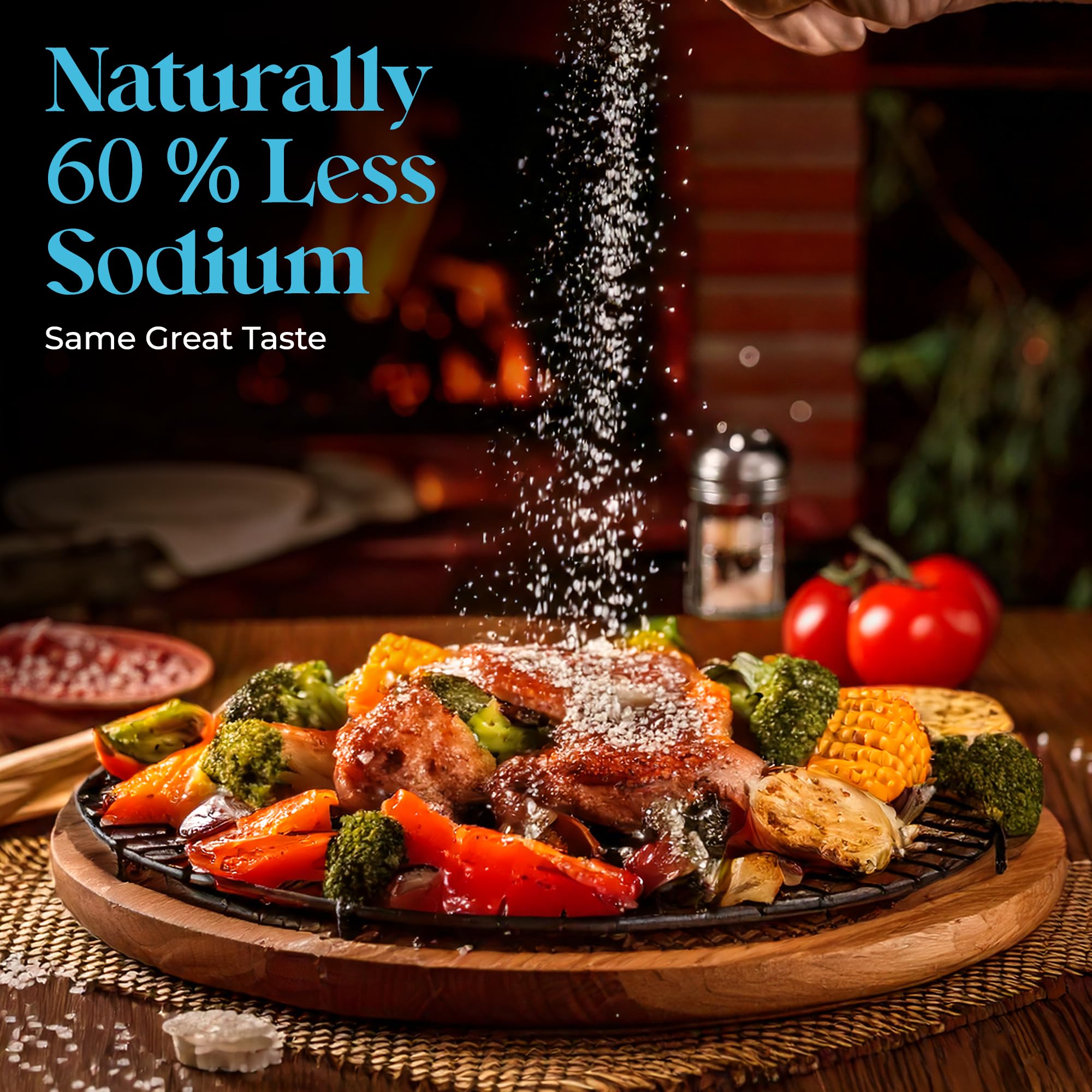 Aromasong Low Sodium Sea Salt 13 OZ. 2-PACK