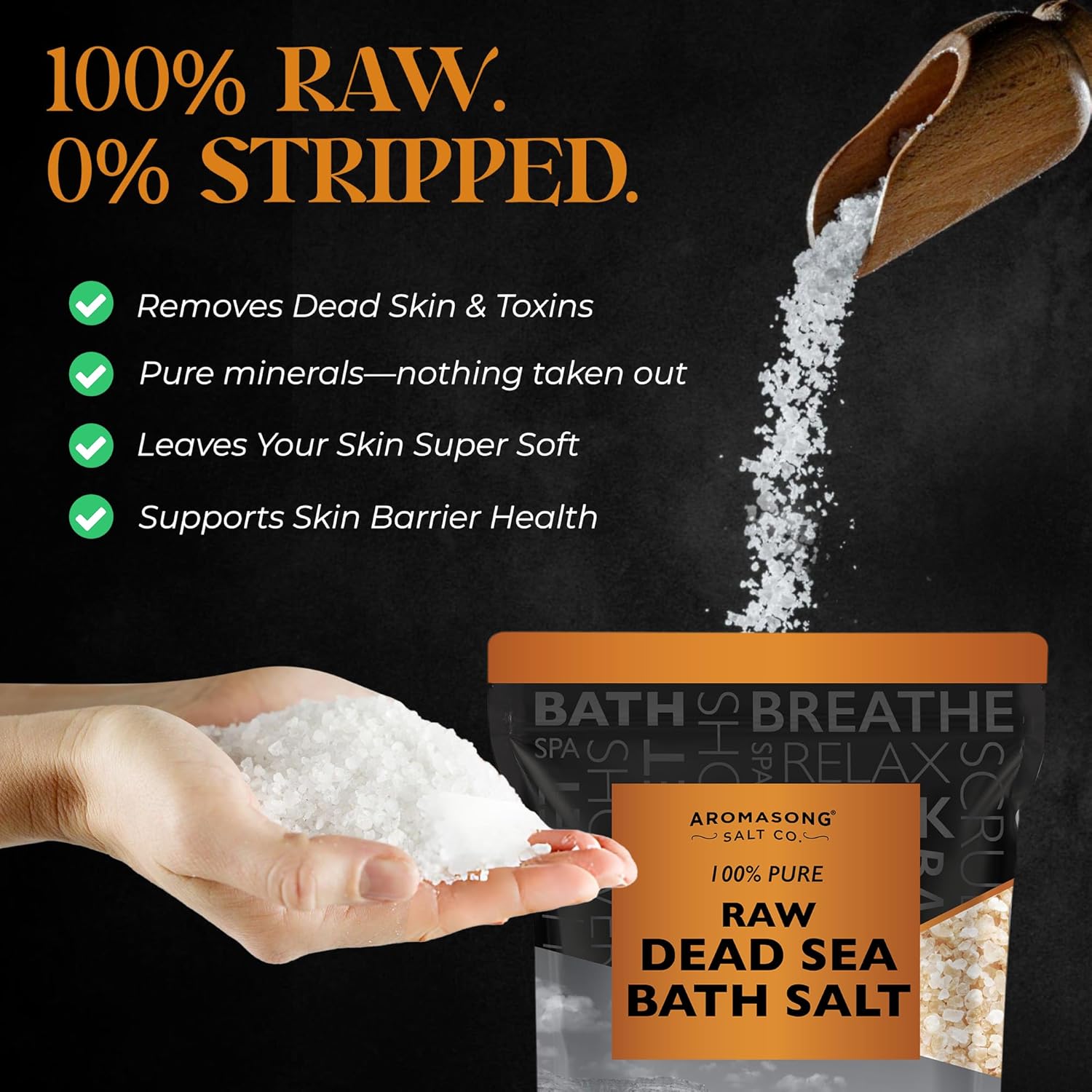 Aromasong Raw Dead Sea Bath Salt