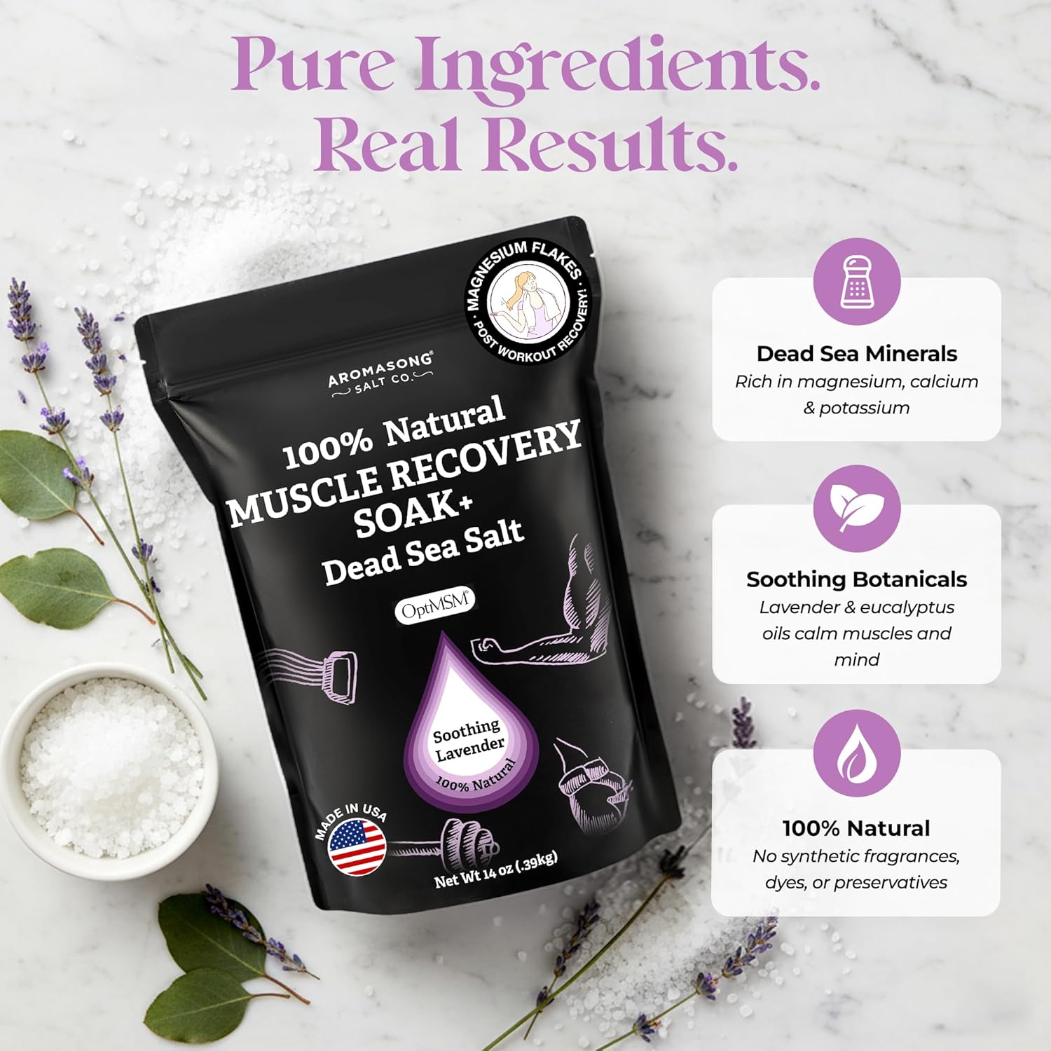 Aromasong Muscle Soak Lavender