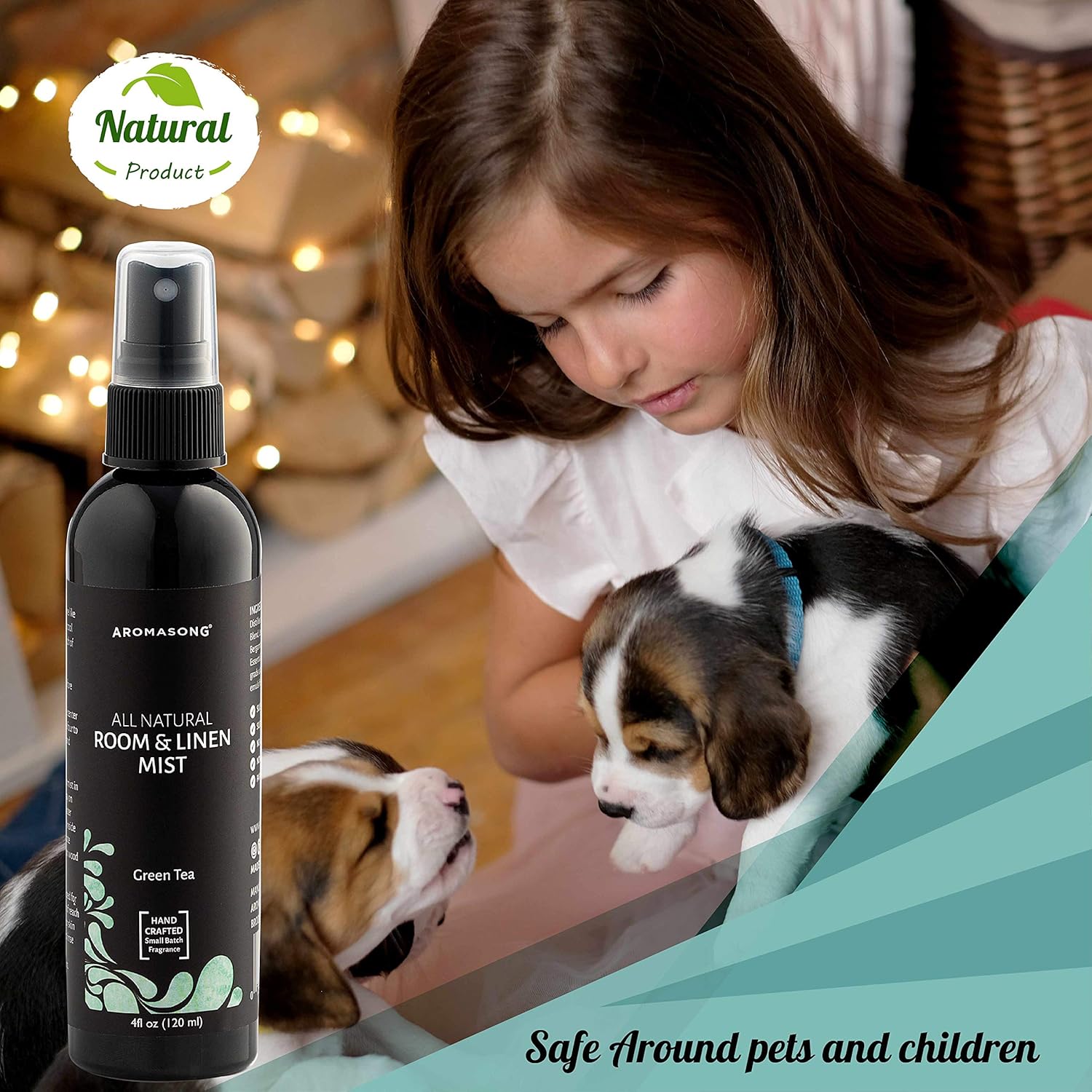Aromasong Room & Linen Spray Green Tea – 4 Oz