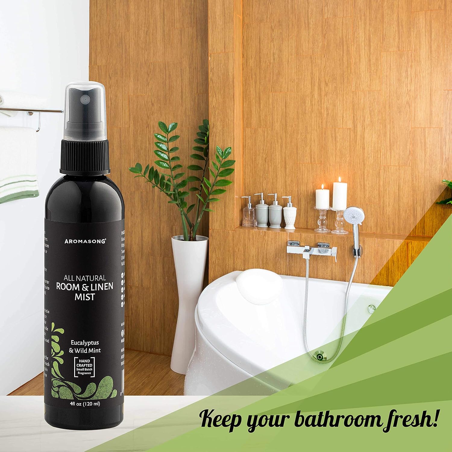 Aromasong Room & Linen Spray Eucalyptus 4 Oz