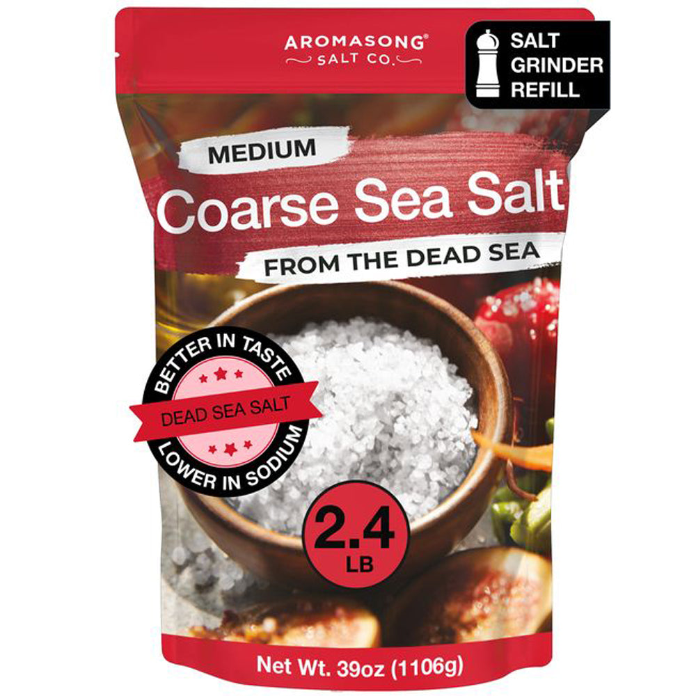 Coarse Sea Salt from the Dead Sea 2.43 Lbs