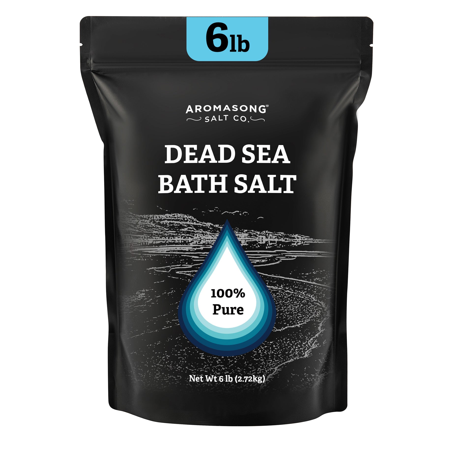 Fine Grain Dead Sea Bath Salt - 6 lbs