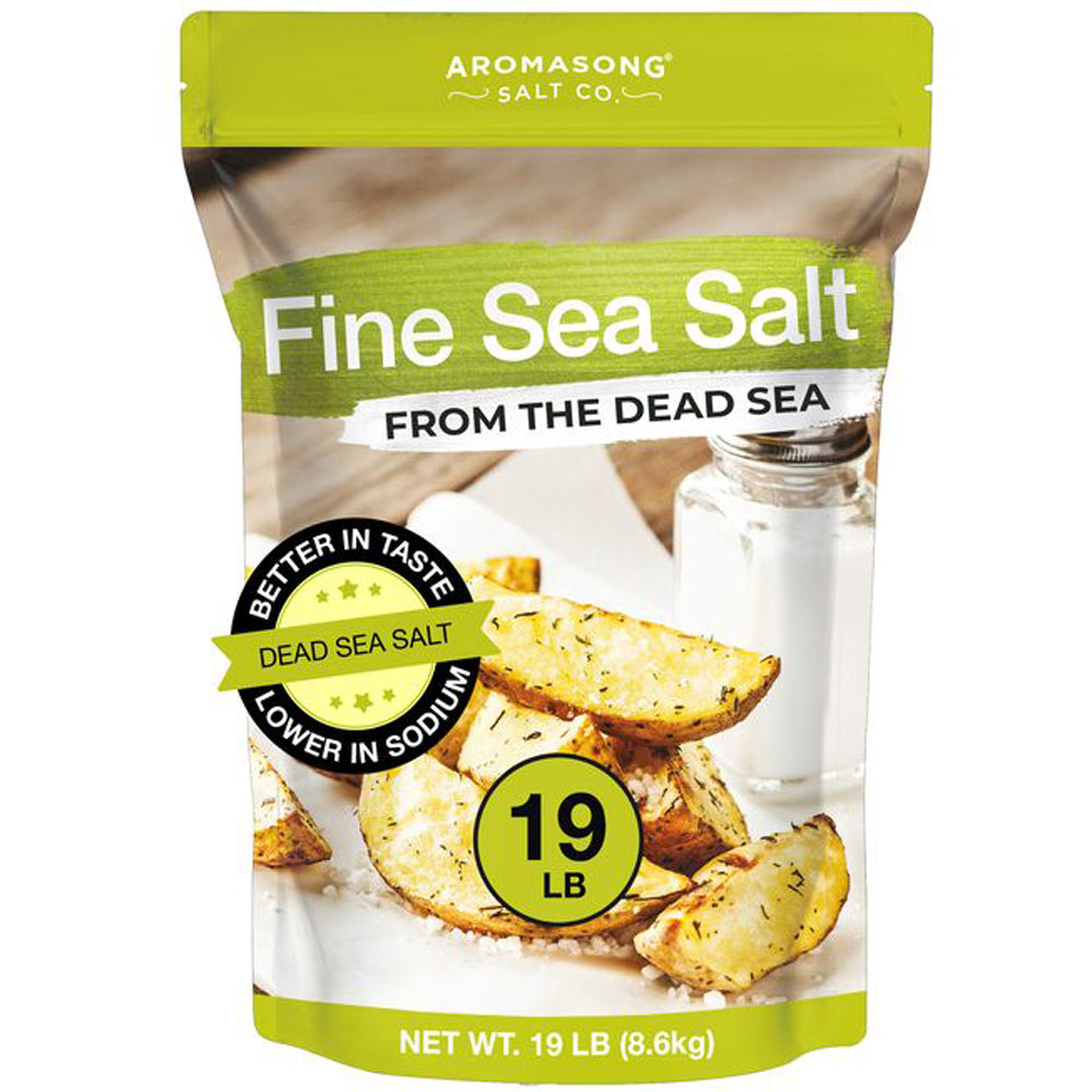 Fine Grain Sea Salt from the Dead Sea 19 Lbs