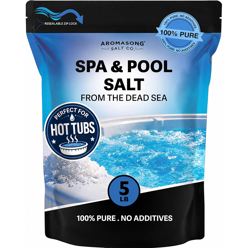 Aromasong Dead Sea Pool & Hot Tub Salt – Spa Salt for Salt Water Chlorine Generator