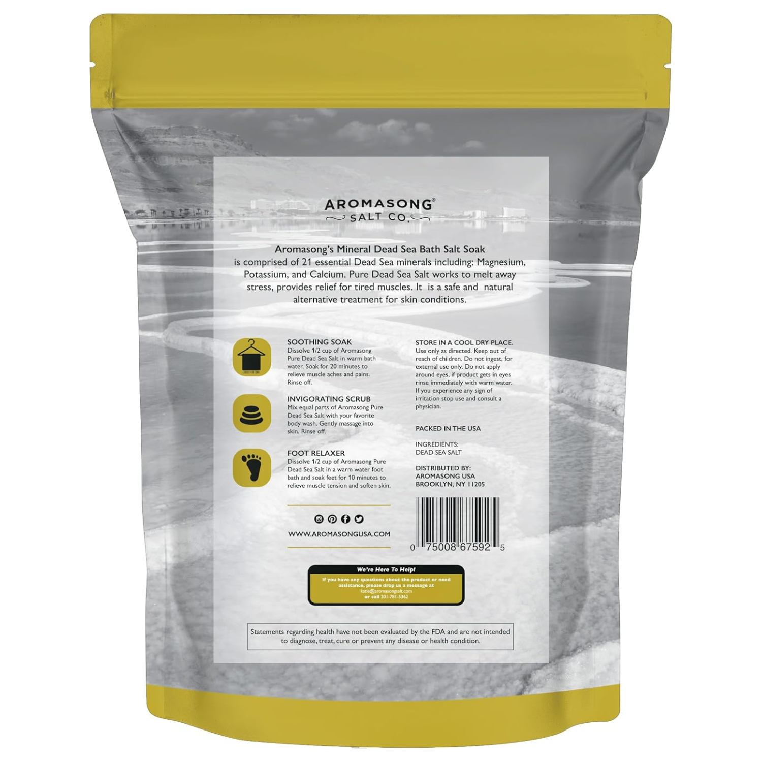 Aromasong Dead Sea Spa Bath Salt