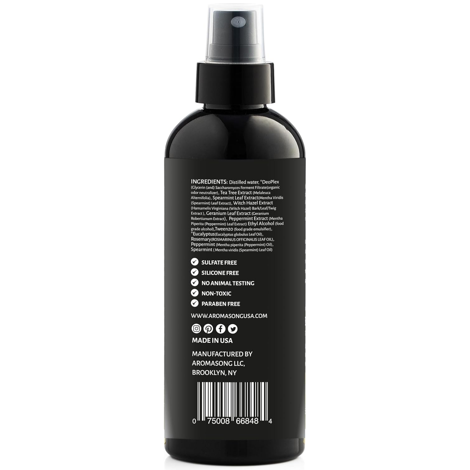 Aromasong Foot & Shoe Deodorizer Spray – 4 oz