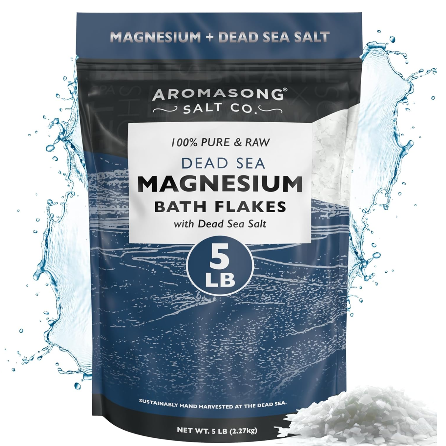 Aromasong Raw Magnesium Flakes 5 Lbs