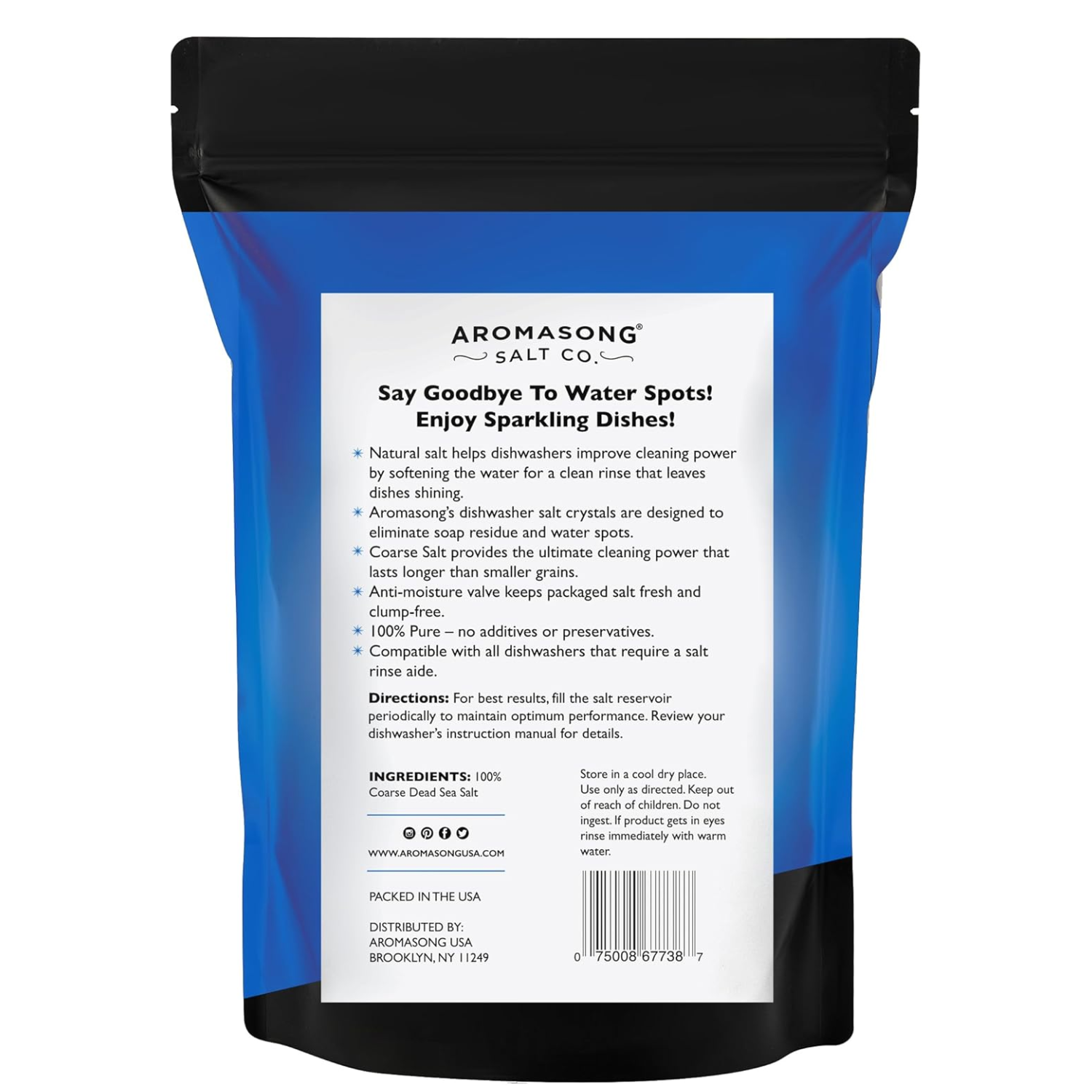 Aromasong Dishwasher Salt 5 lb
