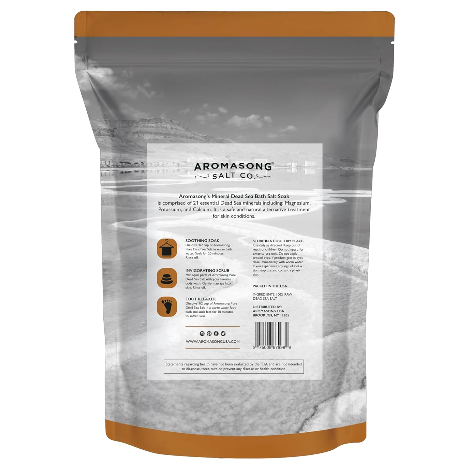 Aromasong Raw Dead Sea Bath Salt
