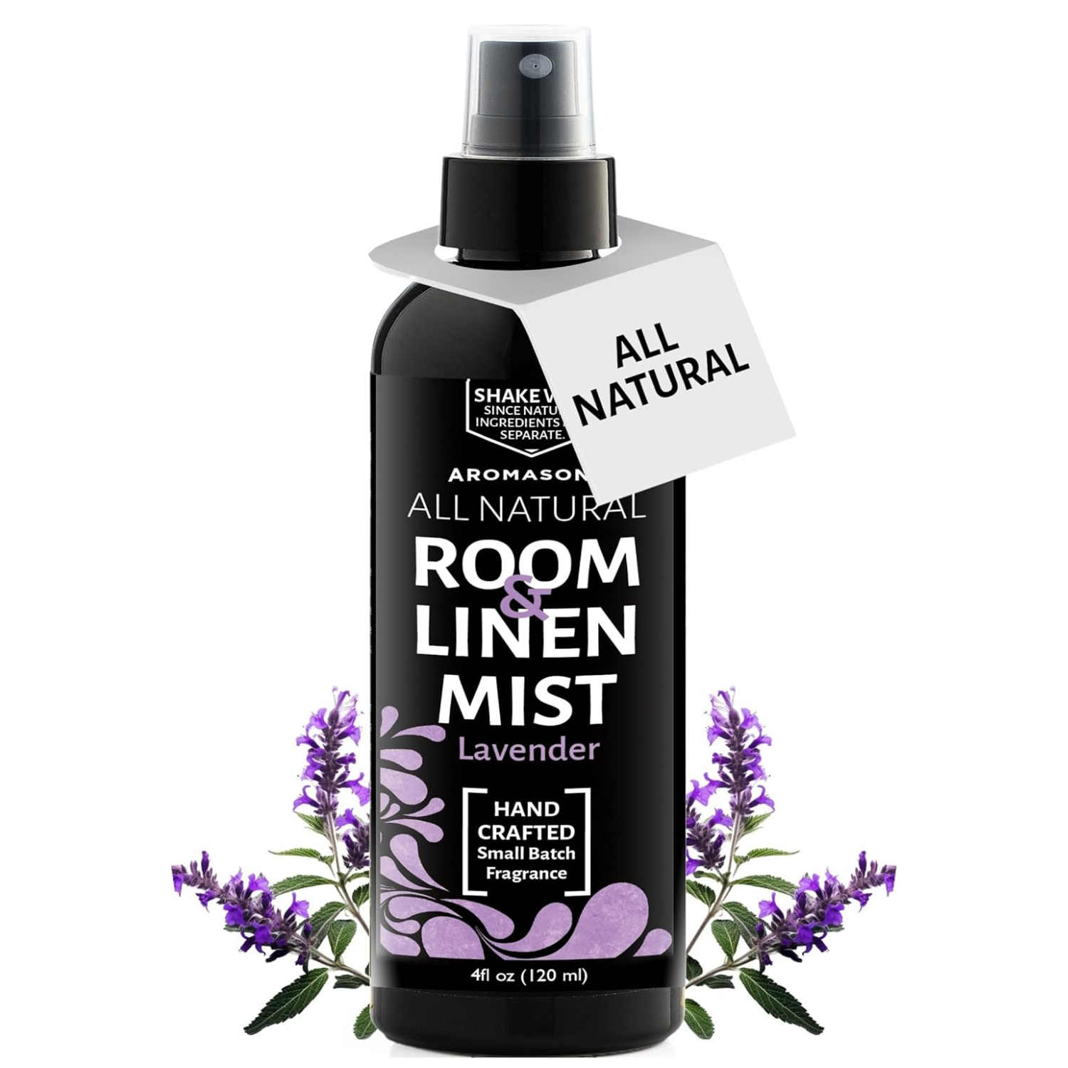 lavender spray for plants Aromasong Natural Room and Pillow Spray Lavender 4 oz