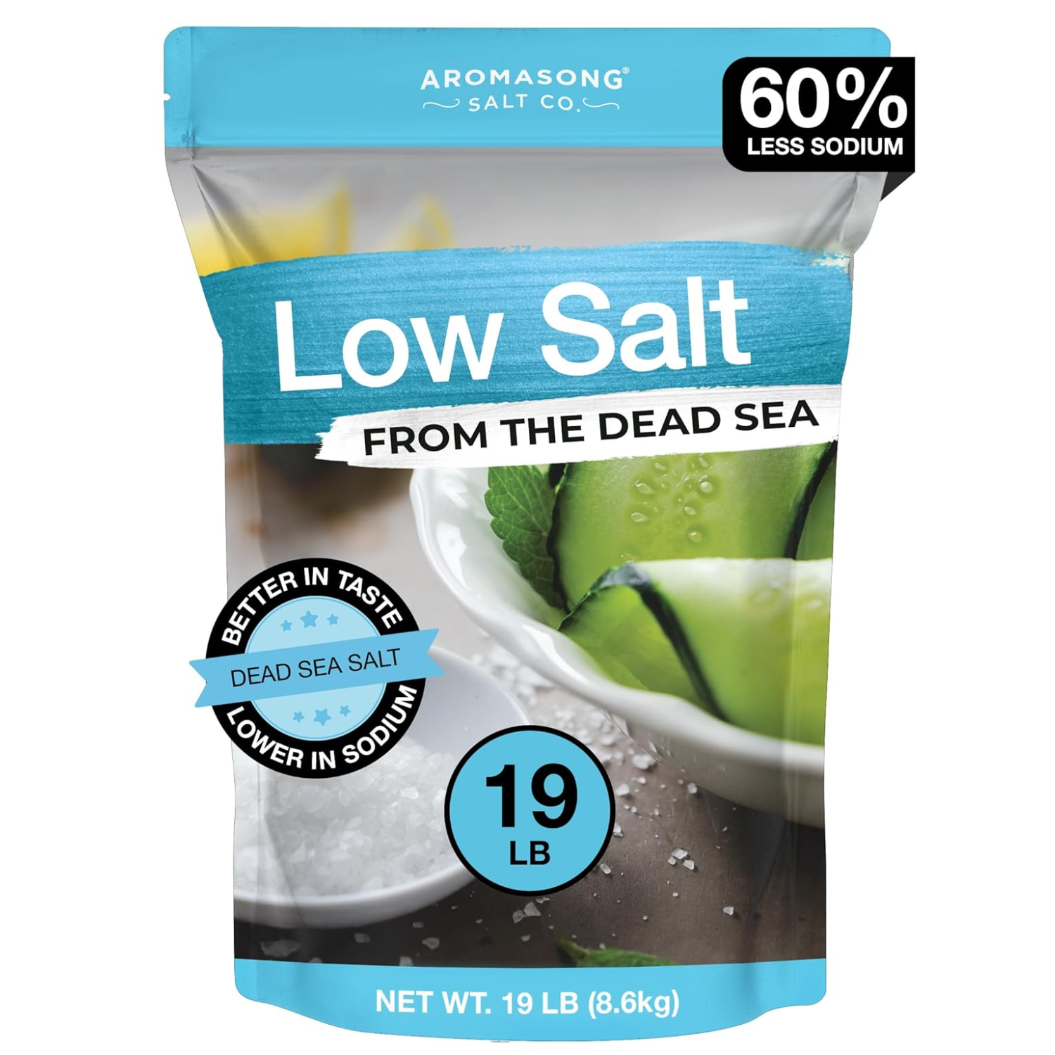 Aromasong Low Sodium Dead Sea Salt – Fine Grain