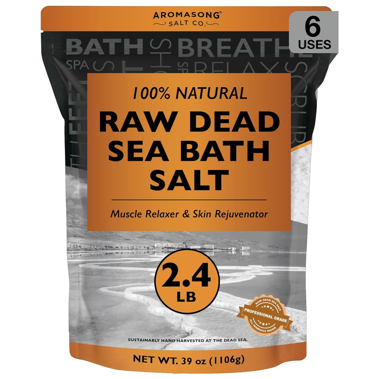 Aromasong Raw Dead Sea Bath Salt