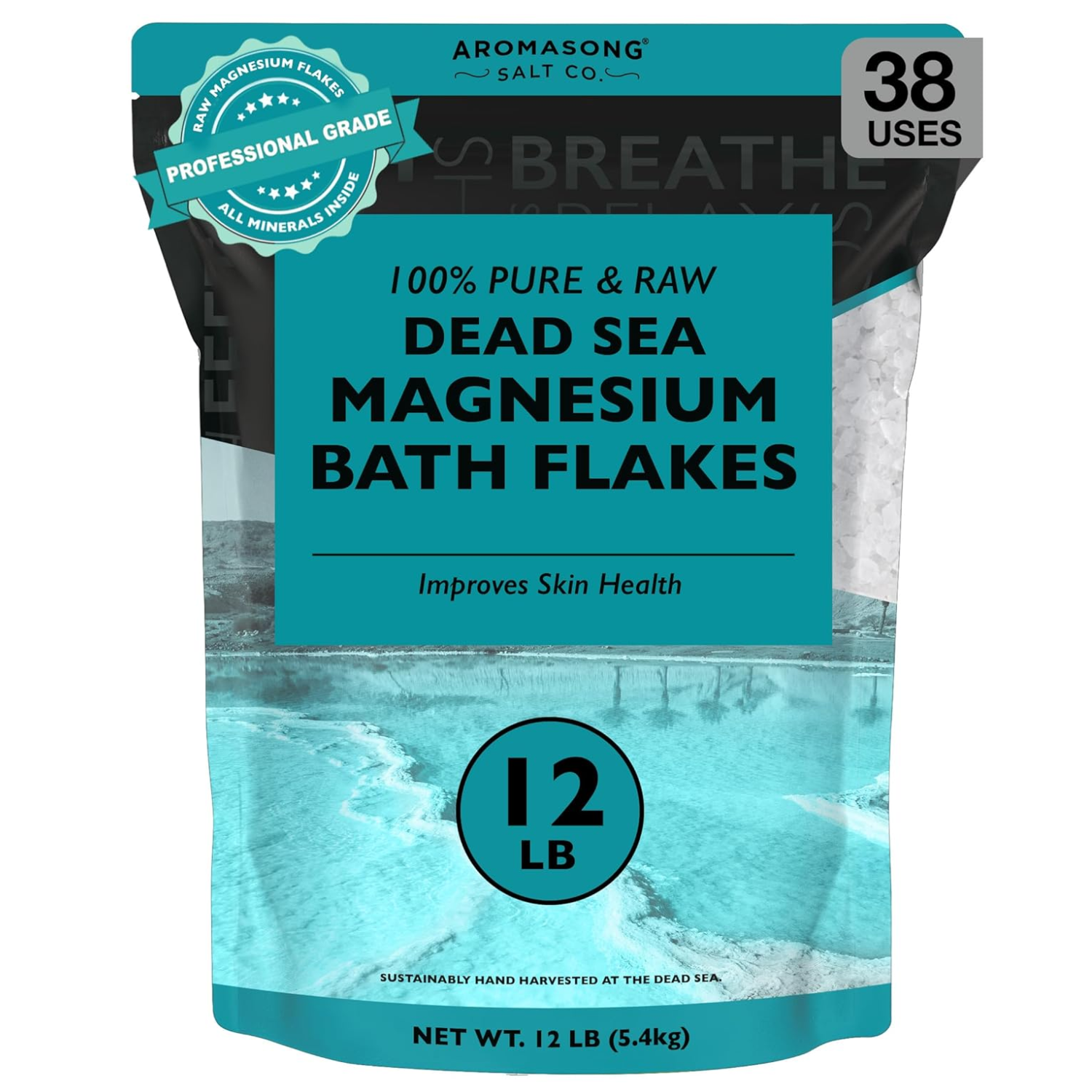 Aromasong Raw Dead Sea Magnesium Flakes