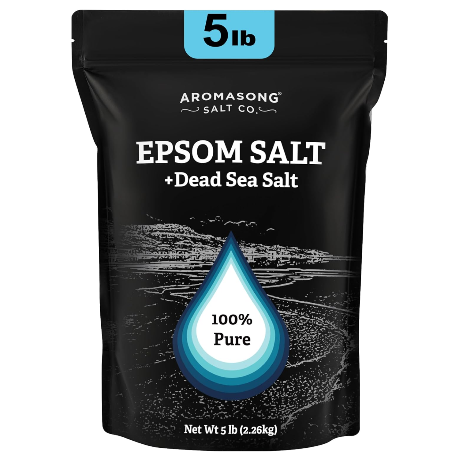 Aromasong Epsom & Dead Sea Bath Salt - 5 lb