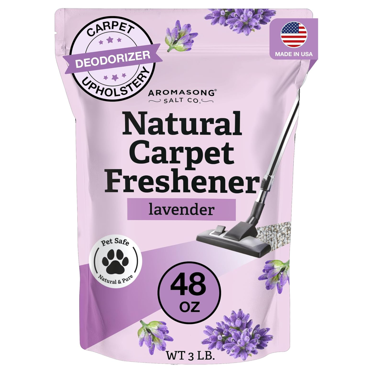 Aromasong Carpet Refresher & Deodorizer Lavender Scent 3 Lbs
