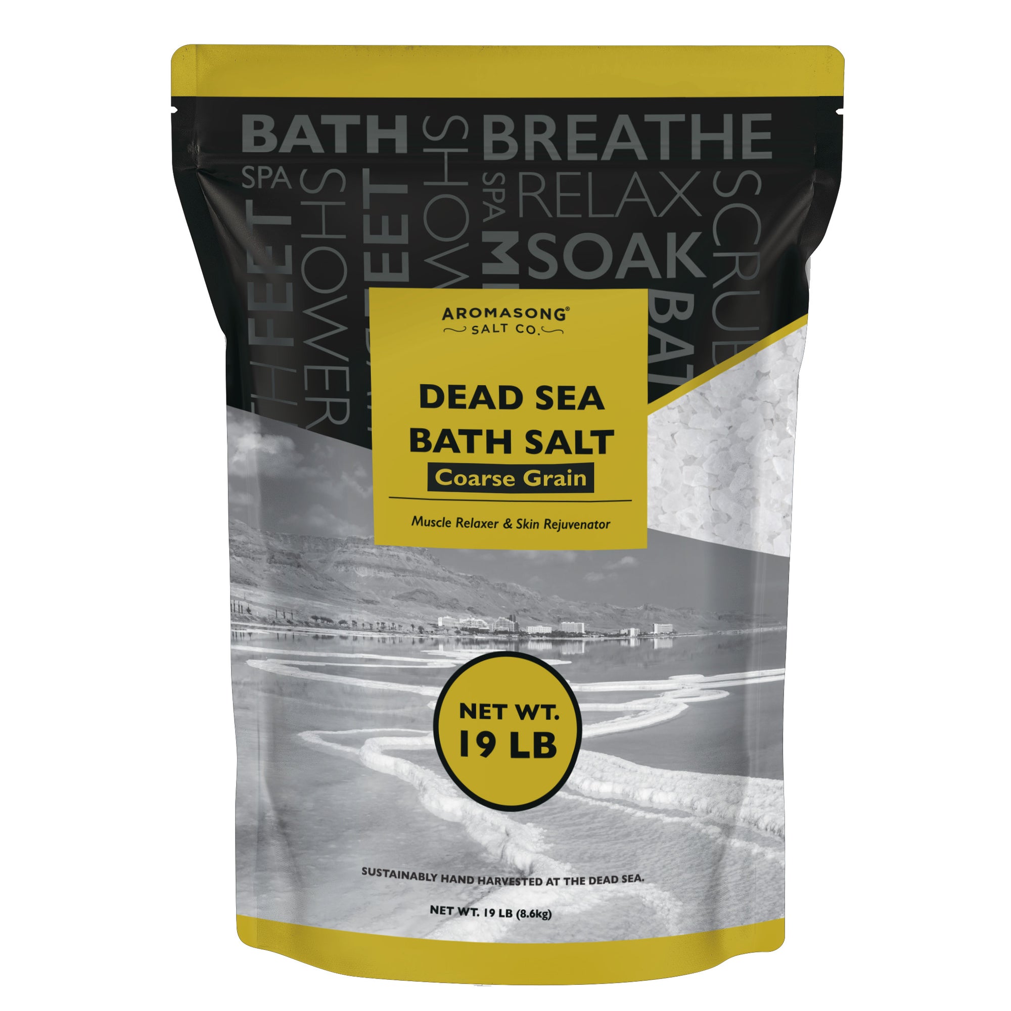Coarse Grain Dead Sea Bath Salt - 19 lbs
