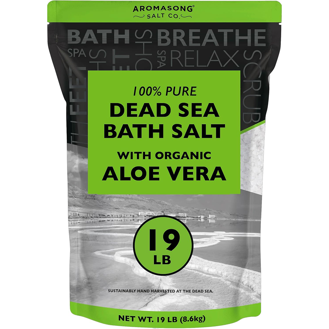 Aromasong Dead Sea Bath Salt with Natural Lavender- 5 lbs