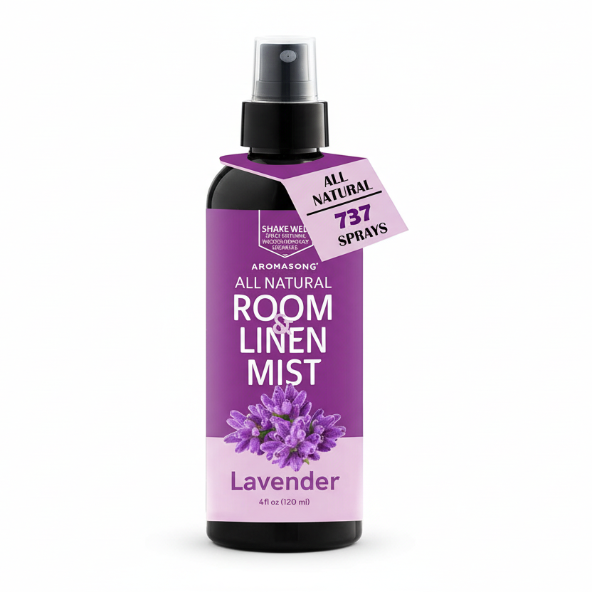 Aromasong Natural Room and Pillow Spray Lavender 4 Oz