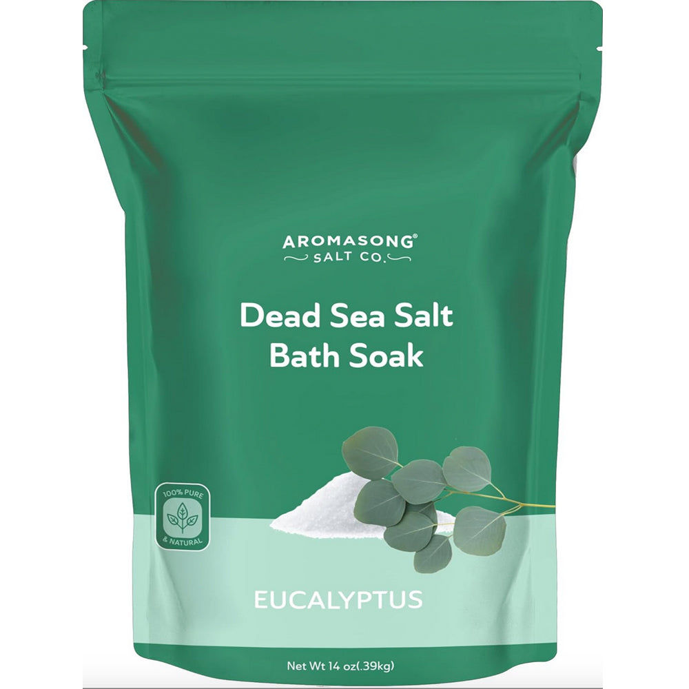 Dead Sea Bath Salt with Eucalyptus Scent 14 Oz