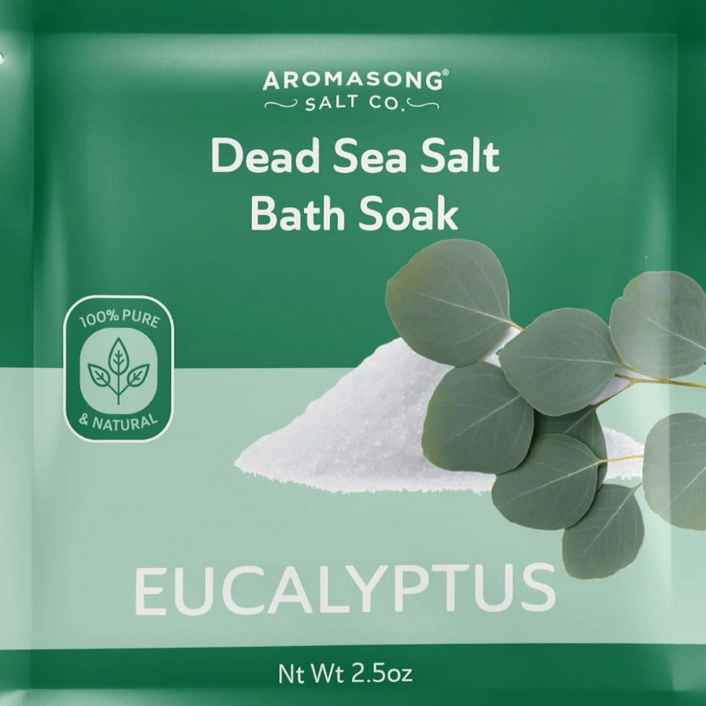 Dead Sea Bath Salt with Eucalyptus Scent 2.5 Oz