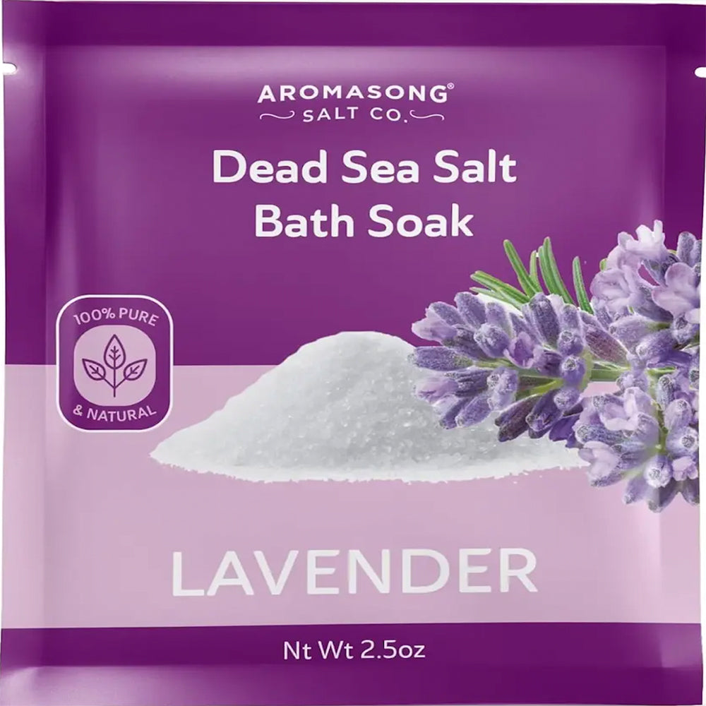 Dead Sea Bath Salt with Lavender Scent 2.5 Oz