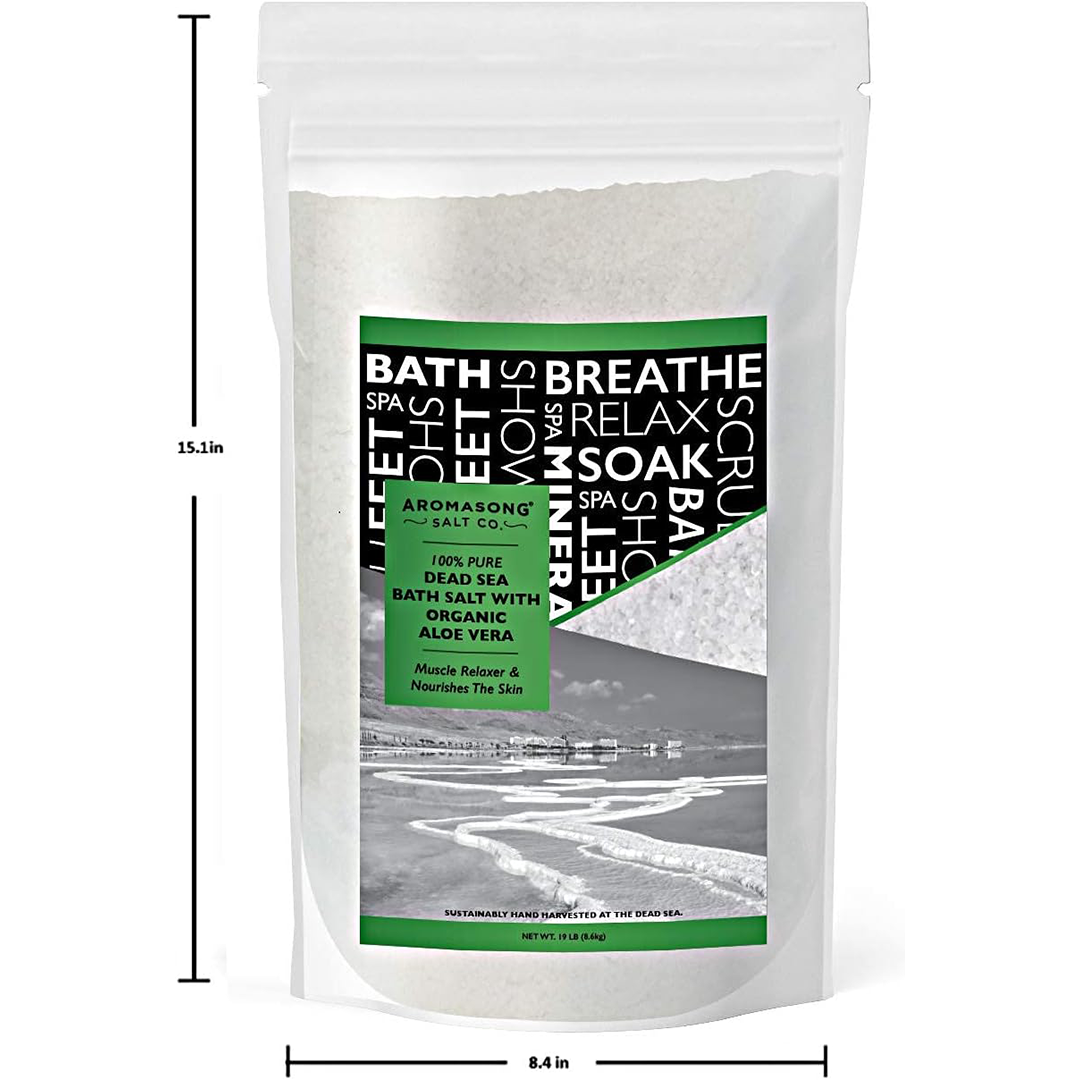 Aromasong Dead Sea Bath Salt with Natural Lavender- 5 lbs